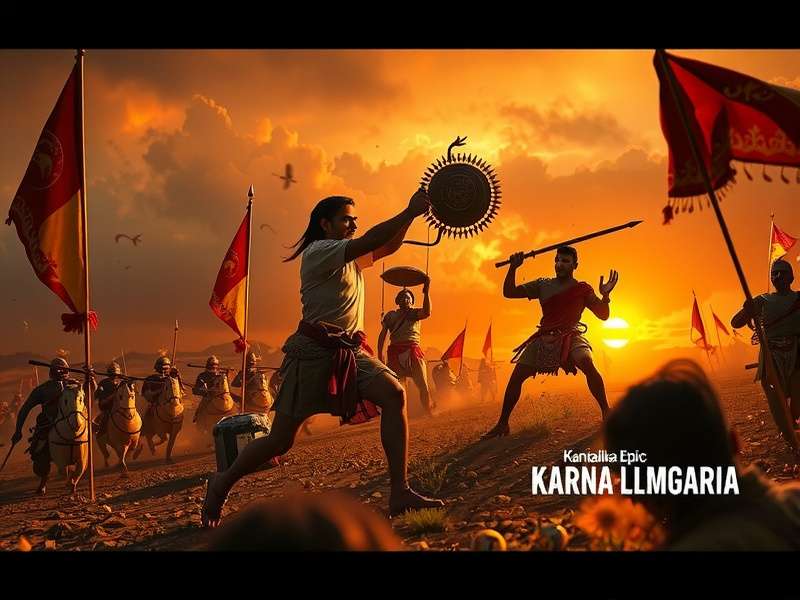 Karnataka Epic Warfare battle scene